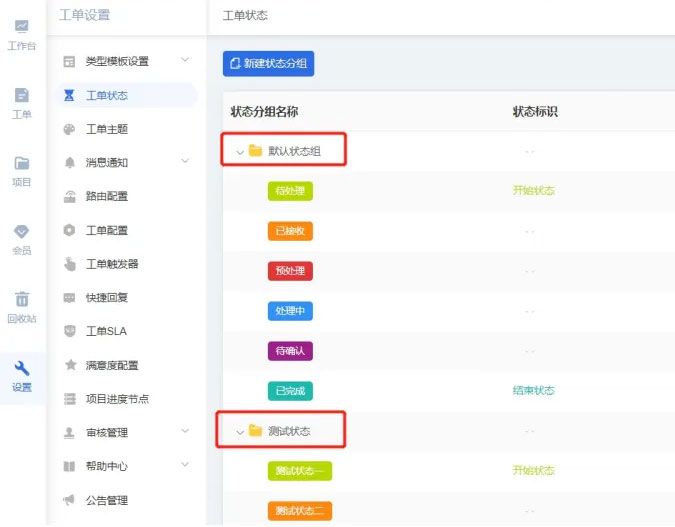 工單處理狀態(tài)